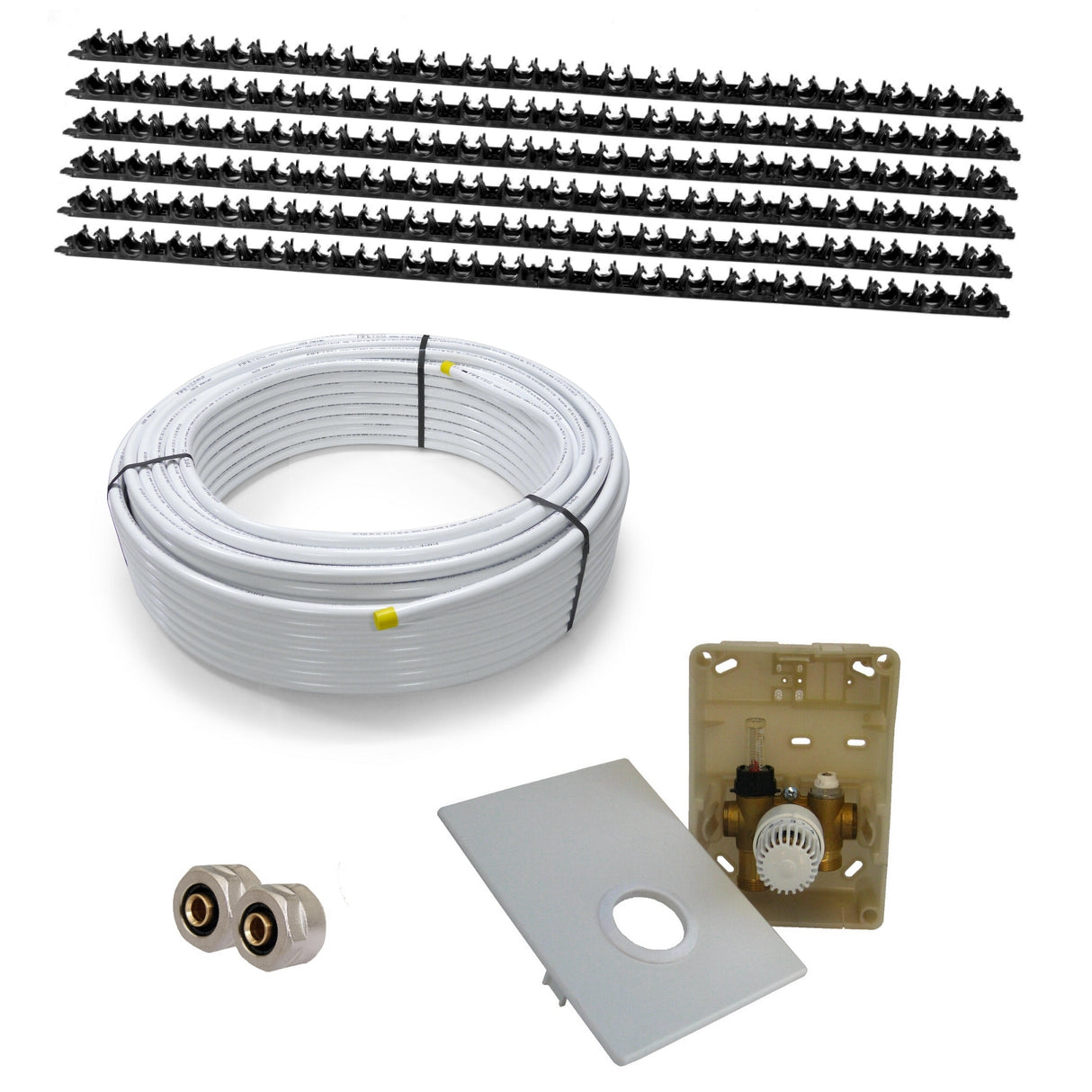 CLAMP Warmwasser Flächenheizung Komplettset SI-RTL