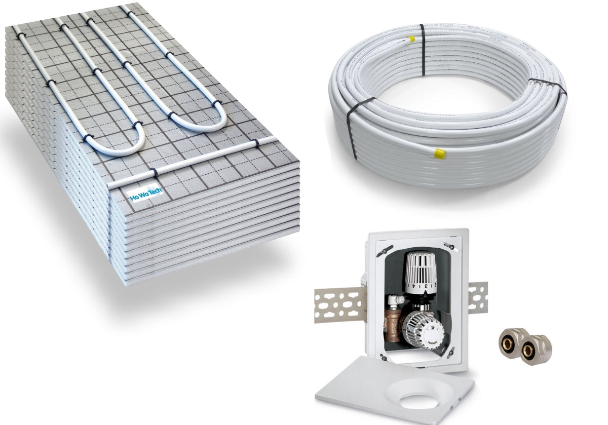 TAC Warmwasser Fußbodenheizung Komplettset Multibox K-RTL