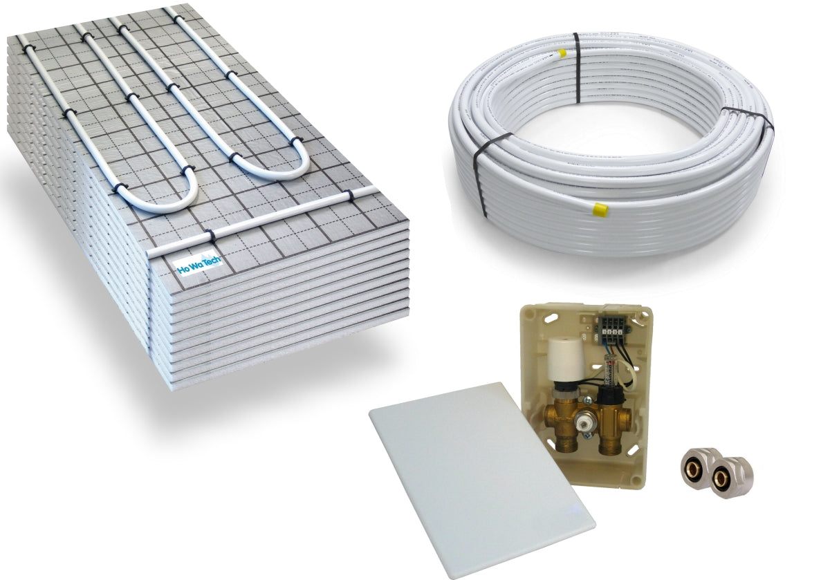 TAC Warmwasser Fußbodenheizung Komplettset E-Regelbox