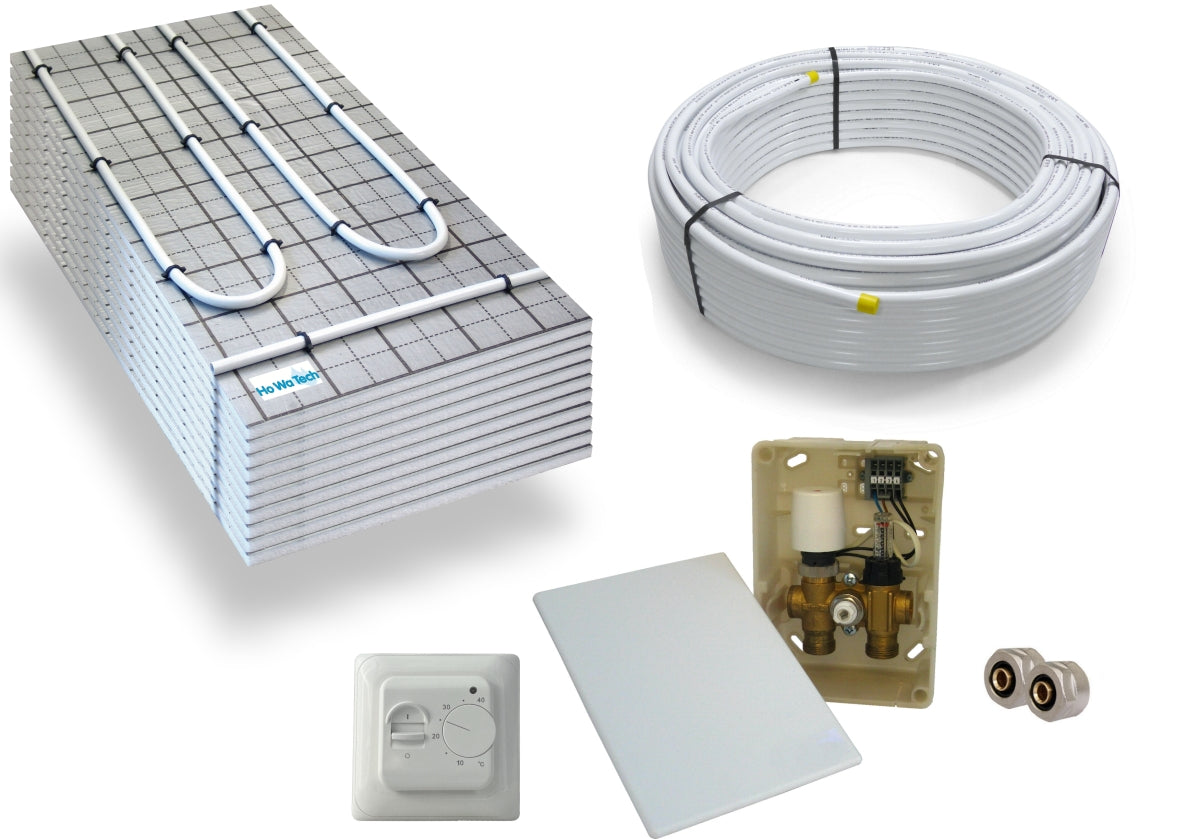 TAC Warmwasser Fußbodenheizung Komplettset E-Regelbox Standard