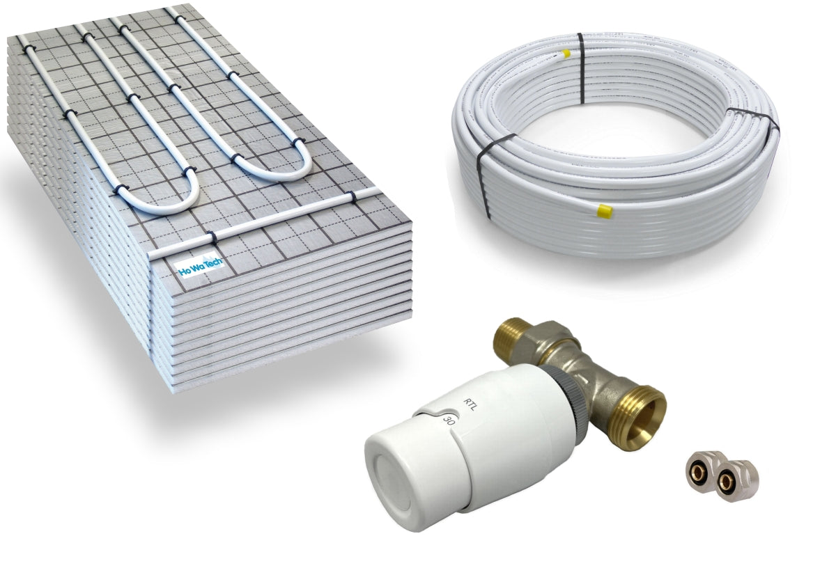 TAC Warmwasser Fußbodenheizung Komplettset RTL