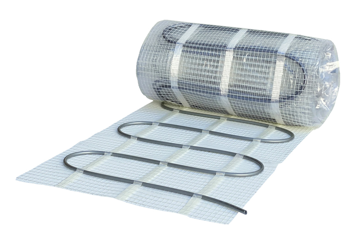 Fußbodenheizung Wasser Set mit Einrohr Heizmatte und RTL Regelbox