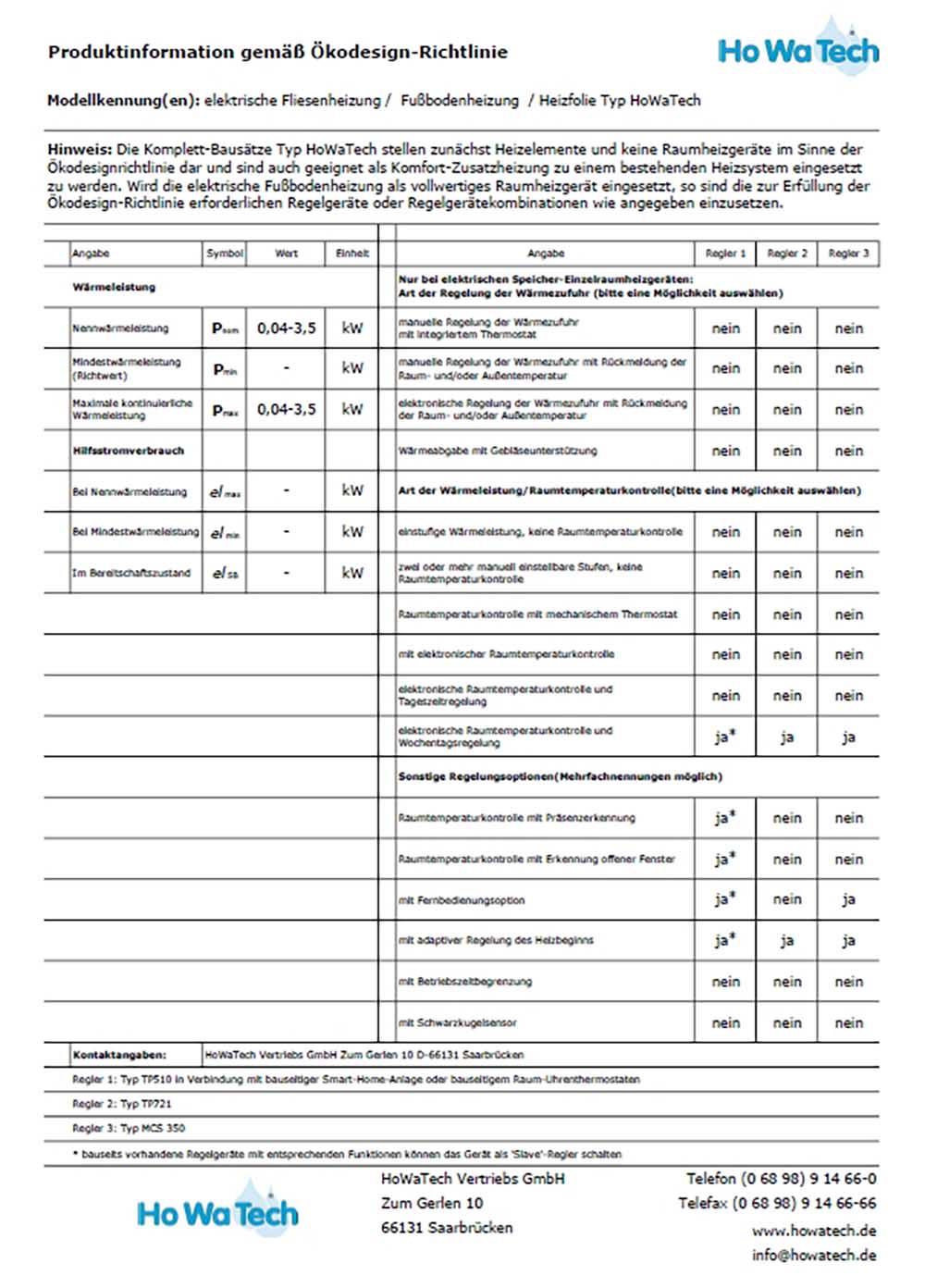 Fußbodenheizung Elektrisch Set Lux | Heizfolie 80 W/m²| Touch Thermostat schwarz