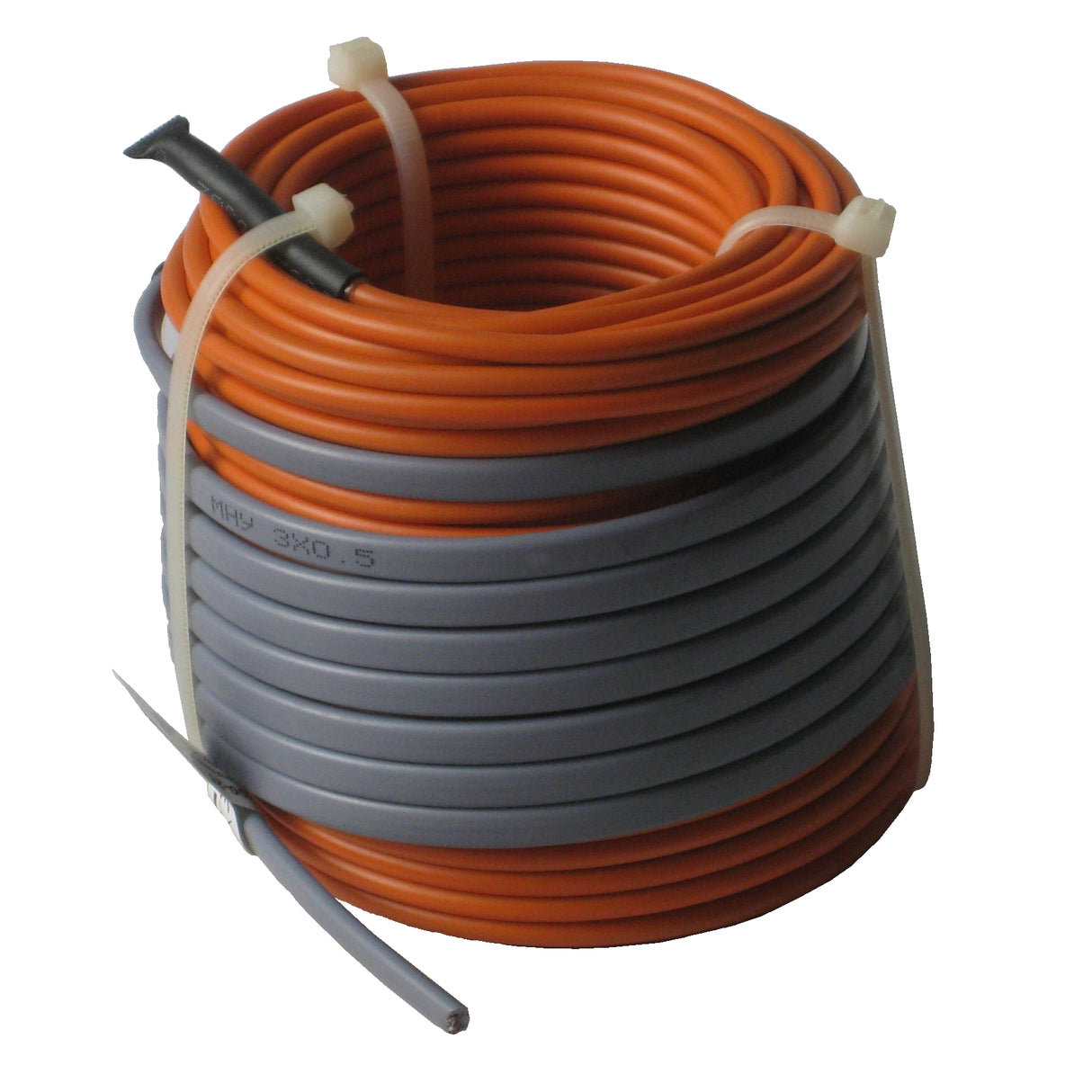 Fußbodenheizung Elektrisch Set Profi | Heizdraht 12 W/m auf Rolle und Regler Standard