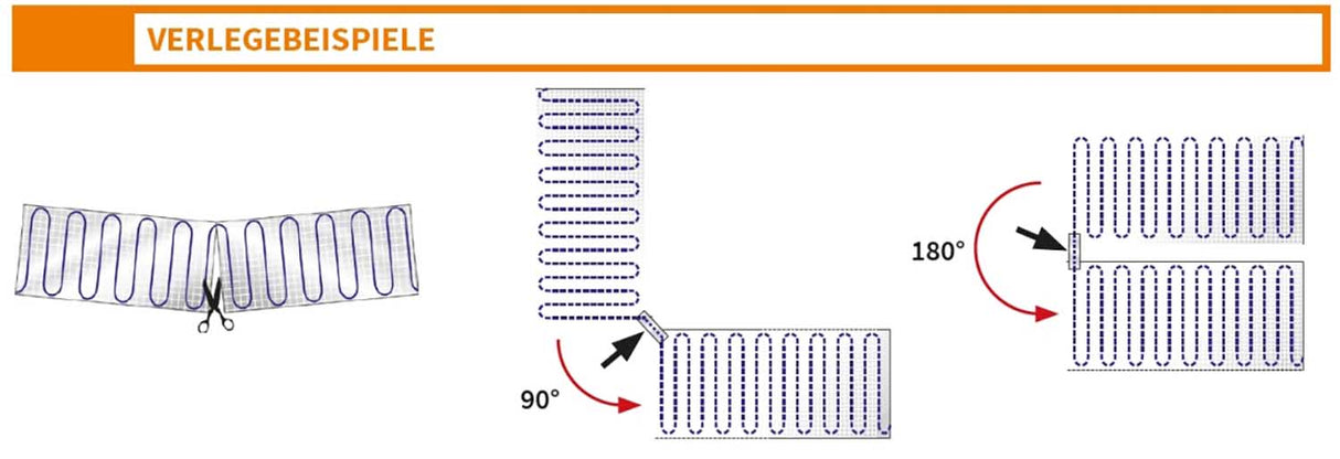 Fußbodenheizung Elektrisch Set ALU | Heizmatte 150 W/m² Laminat Parkett Vinyl | Thermostat WiFi Touch