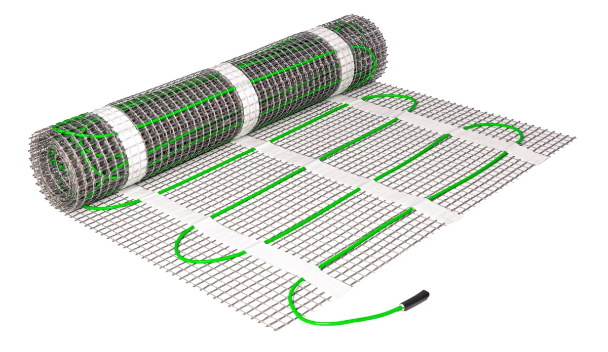 Fußbodenheizung Elektrisch Basic | TWIN Bodenheizung Heizmatte 100 W/m²