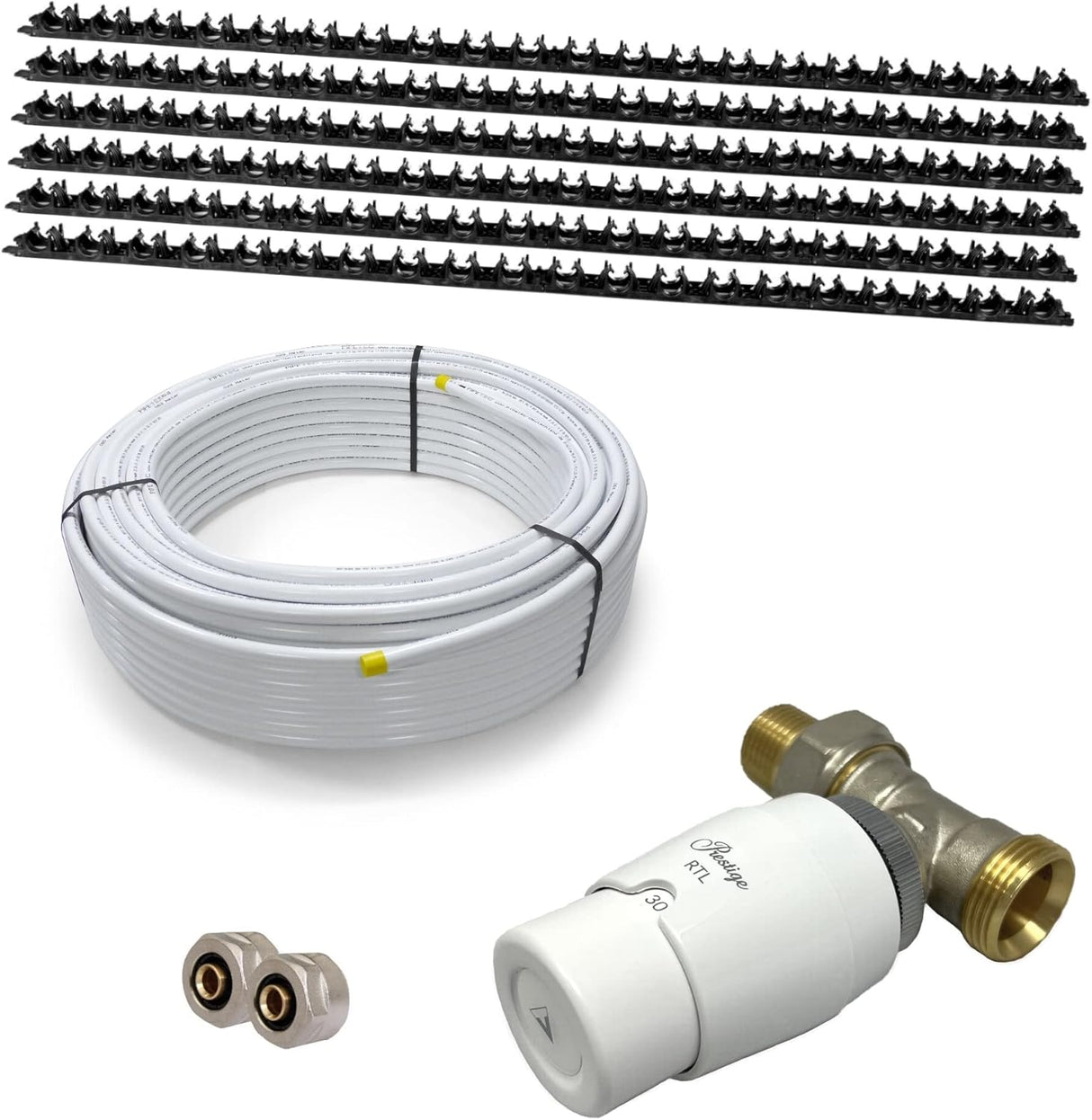 CLAMP Warmwasser Flächenheizung Komplettset RTL