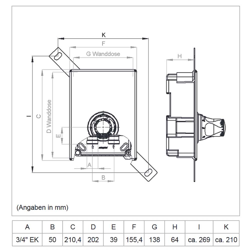 TAC Warmwasser Fußbodenheizung Komplettset Regelbox TH-RTL