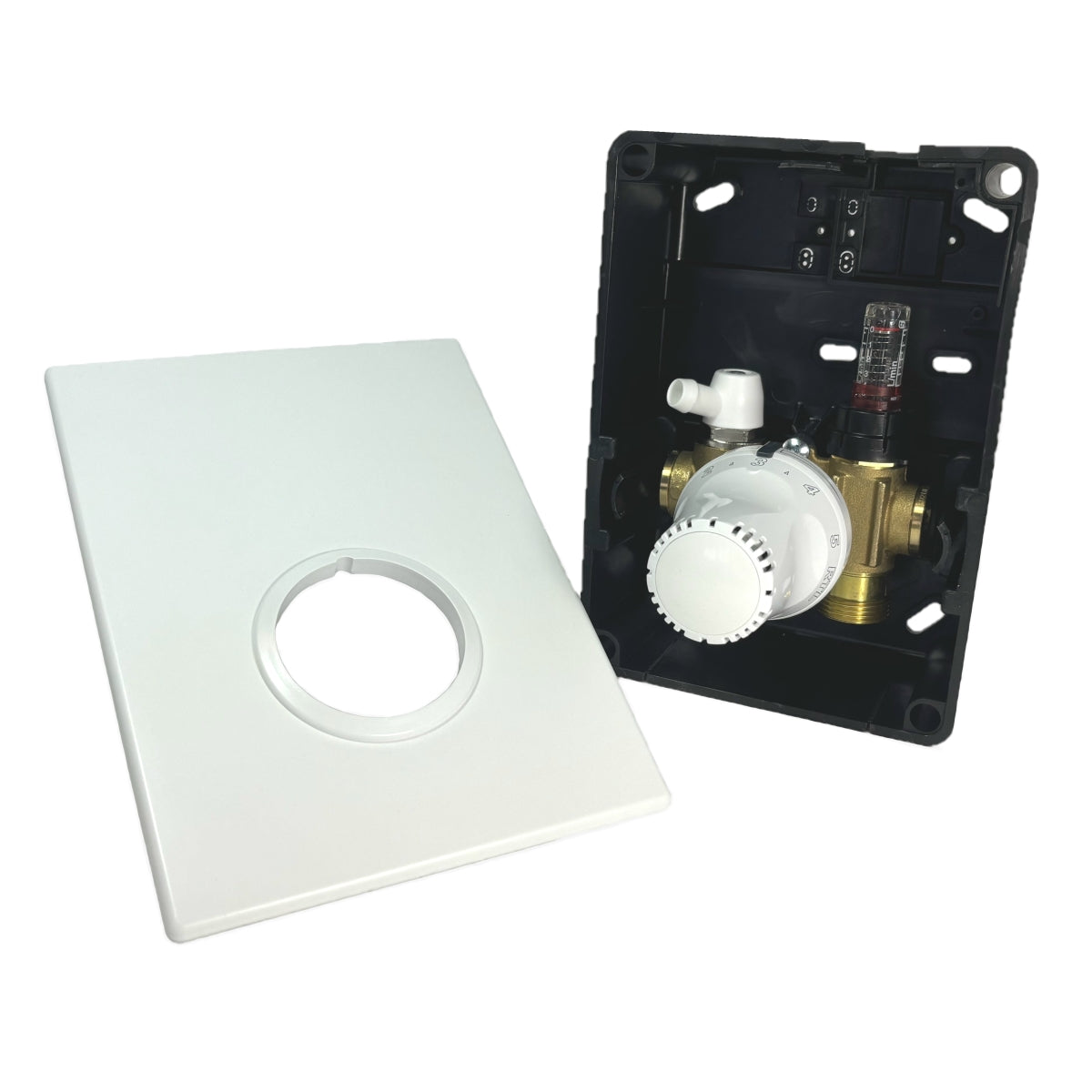 Fußbodenheizung Wasser Set mit Einrohr Heizmatte und Regelbox SI-RTL