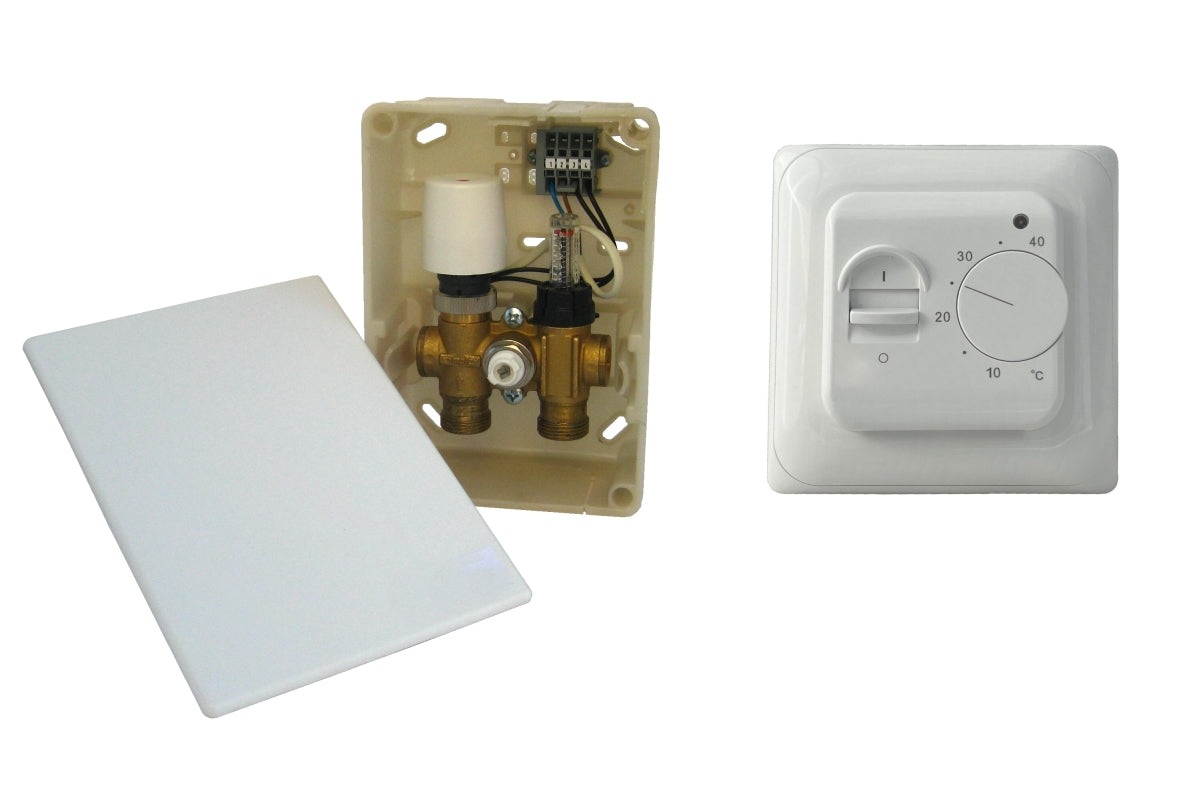 TAC Warmwasser Fußbodenheizung Komplettset E-Regelbox Standard