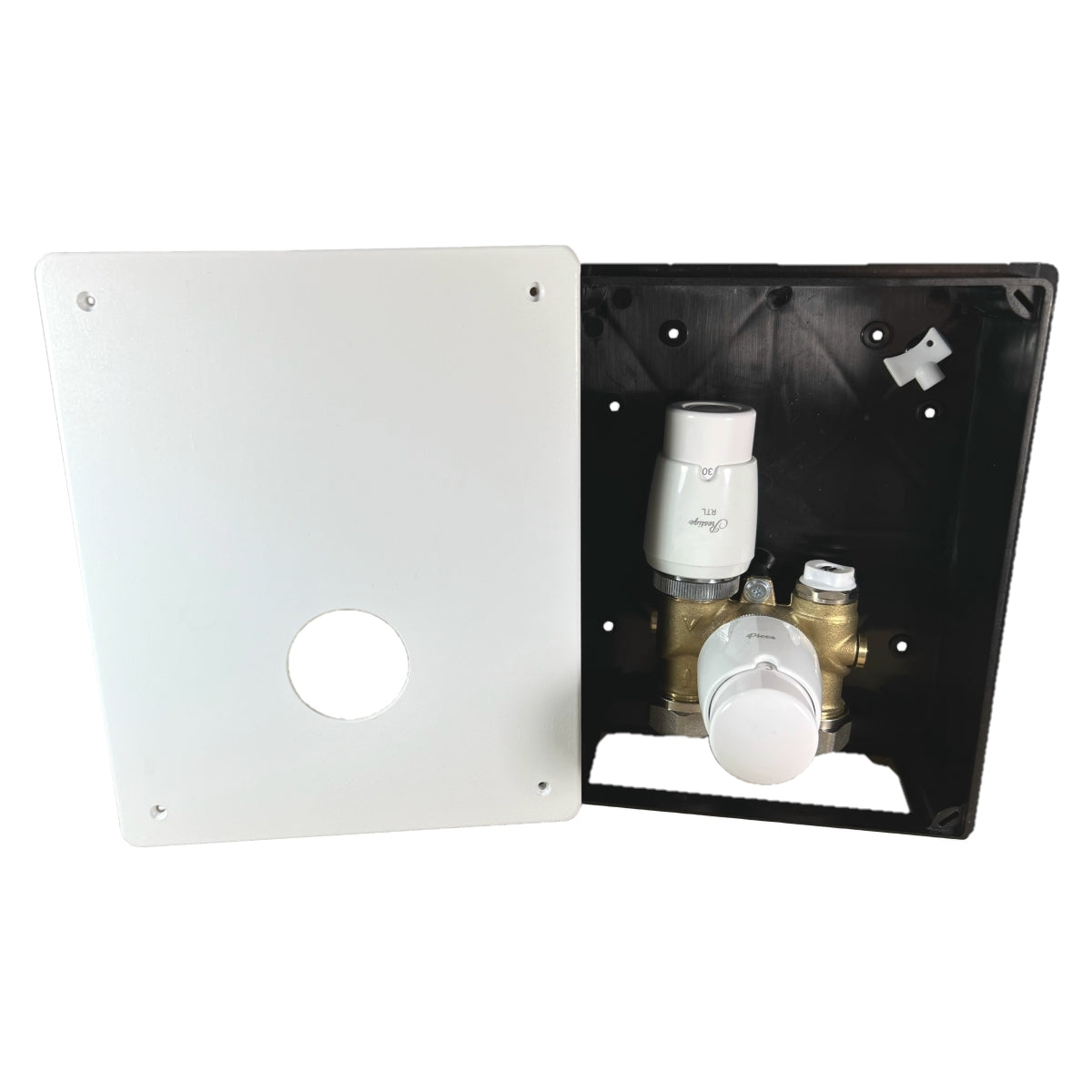 DRY Warmwasser Trocken Fußbodenheizung Komplettset TH-RTL Regelbox