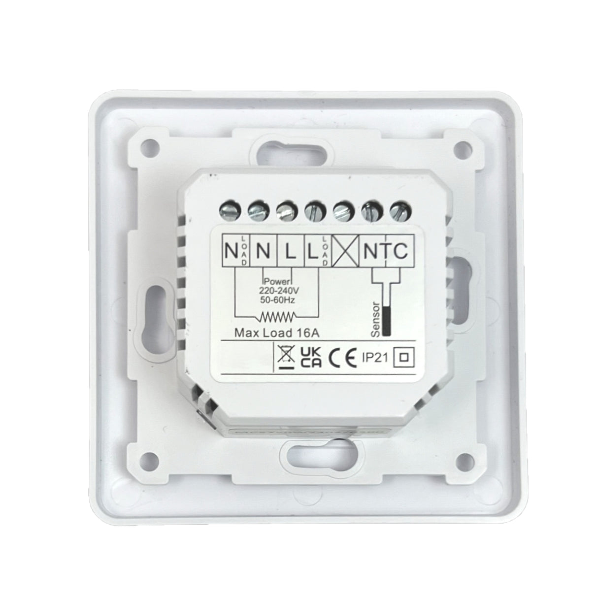 Fußbodenheizung Elektrisch Set Lux | Heizfolie 80 W/m²| Touch Thermostat weiß