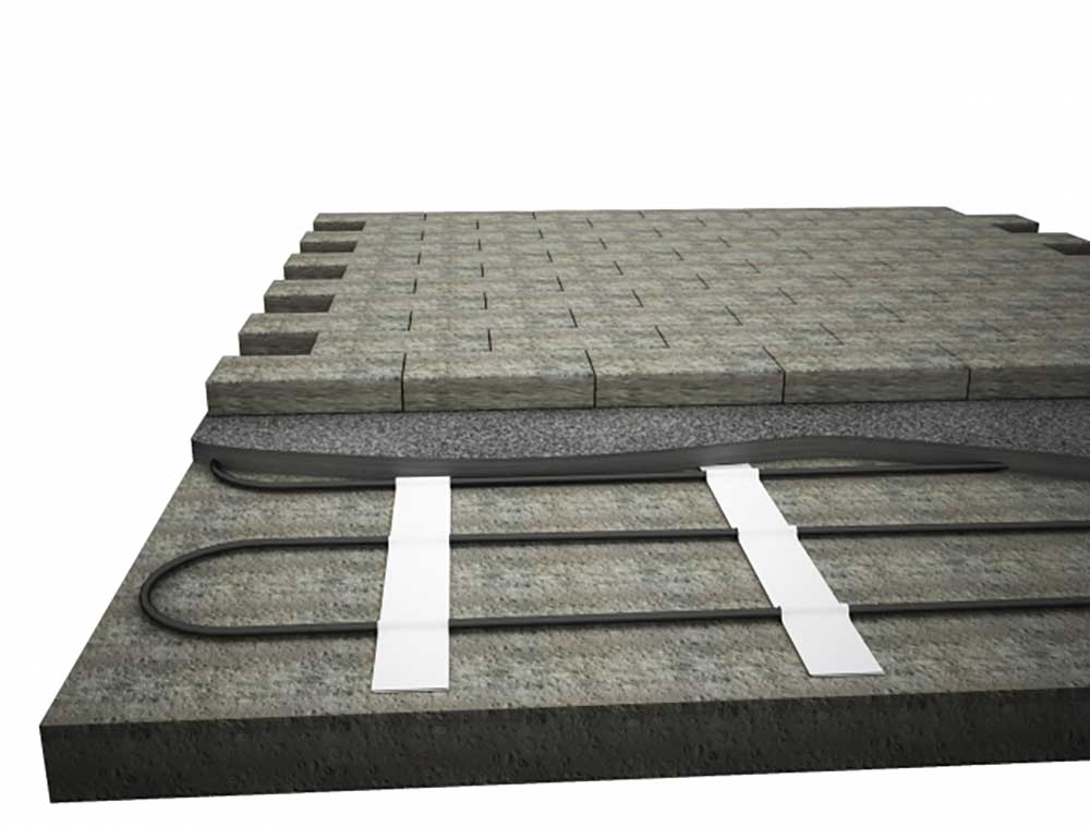 Freiflächen Heizung elektrisch Frostschutz 300 W/m² | eisfrei schneefrei 1-16 m²