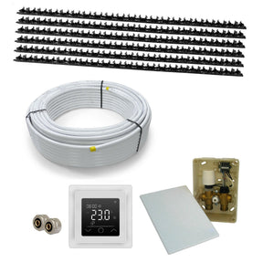 CLAMP Warmwasser Flächenheizung Komplettset E-Regelbox Mobile
