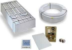 TAC Warmwasser Fußbodenheizung Komplettset E-Regelbox Digital