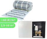 Fußbodenheizung Wasser Set mit Einrohr Heizmatte und G-RTL Regelbox