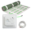 Fußbodenheizung Elektrisch Set Basic | TWIN Bodenheizung Heizmatte 100 W/m² | Thermostat Standard