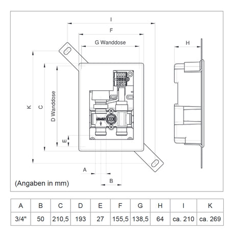 TAC Warmwasser Fußbodenheizung Komplettset E-Regelbox WLAN Touch (w)