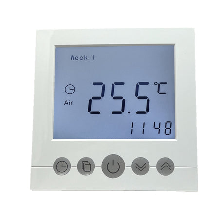 Fußbodenheizung Wasser Set mit Einrohr Heizmatte und E-Regelbox Digital