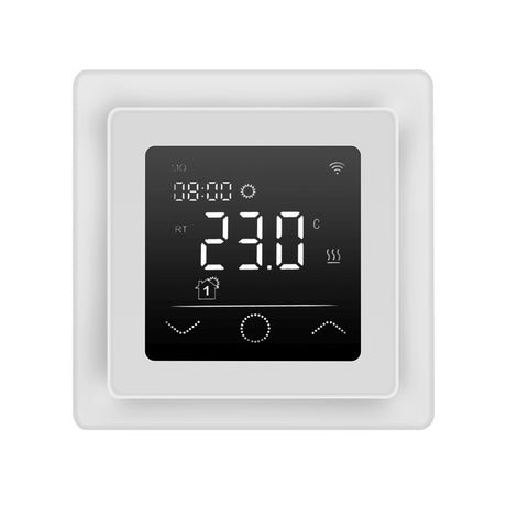 Fußbodenheizung Wasser Set Duo mit Doppelrohr Heizmatte und E-Regelbox WLAN Touch