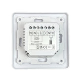 Fußbodenheizung Wasser Set mit Einrohr Heizmatte und E-Regelbox E-Regelbox WLAN Touch