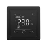 Fußbodenheizung Elektrisch Set Lux | Heizfolie 80 W/m²| Touch Thermostat schwarz